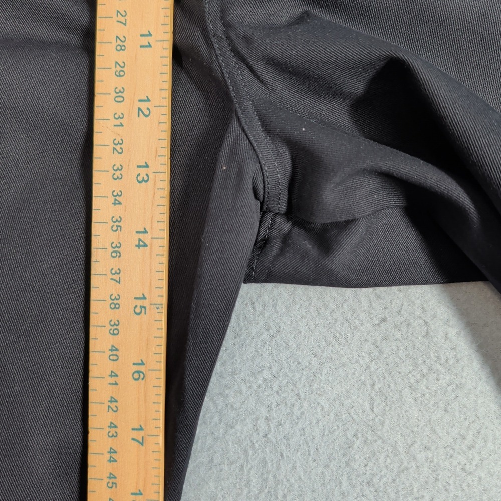 Lee Pants Mens 44x30 Black Double Pleat 4141001 NWT Relaxed‎ Fit Tapered - Picture 5 of 13